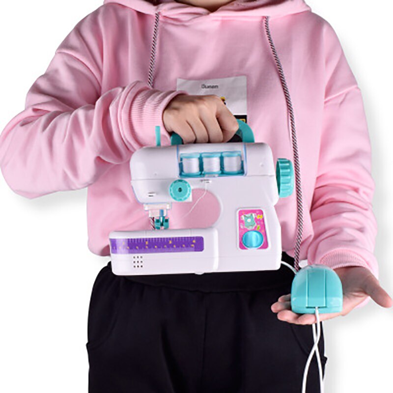 freundlicher NäHenne Maschine Spielen Haus Spielzeug Kleine Kleidung Elektrische freundlicher NäHenne Maschine Hause Spielzeug einstellen Weihnachten