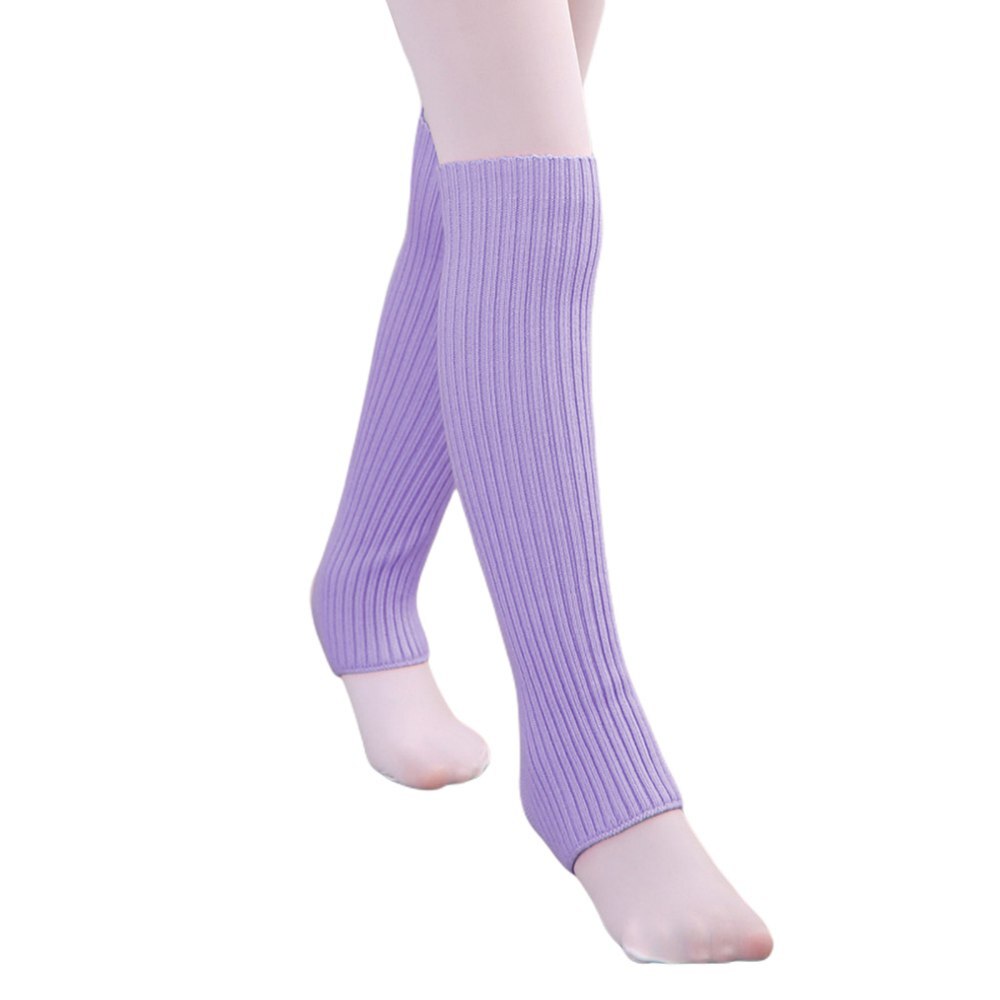 Scaldamuscoli per bambini scaldamuscoli a costine in maglia per Yoga: Z