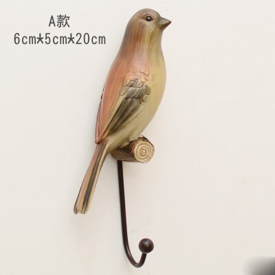 Vidric 3D Animal hooks Clothes hooks bedroom/bar hook robe hook wall hanging Bird hooks Key hanger: A