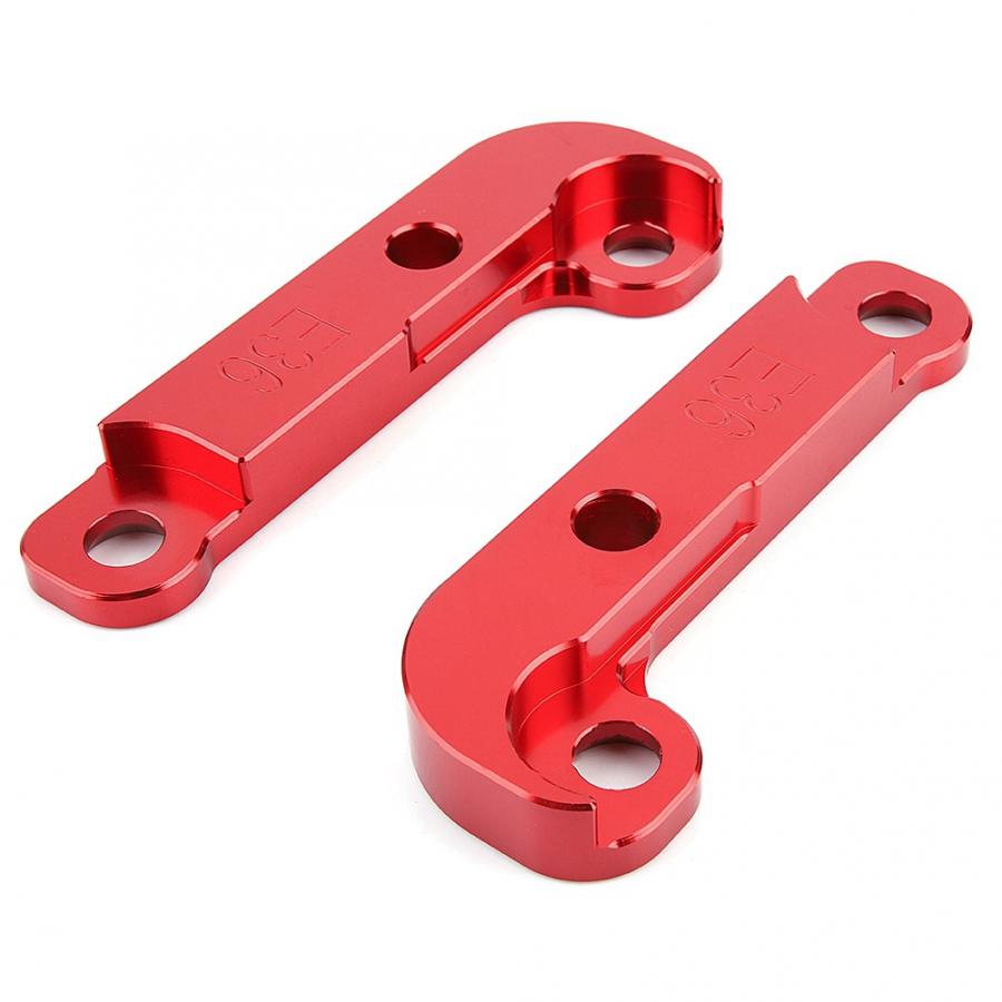 Axeldelar aluminium röd adapter ökande styrvinkel ca 25%  driftlås kit för  e36 accessoire voiture