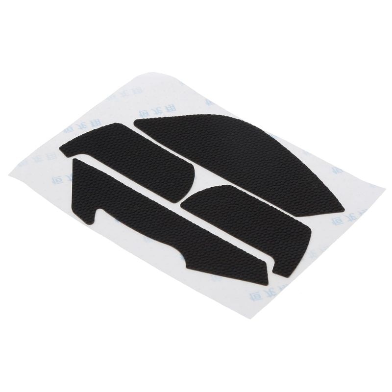 Cinta antideslizante negra para ratón, pegatinas laterales para patines, almohadillas resistentes al sudor para ZOWIE GEAR S2 Mouse C26, 1 Juego