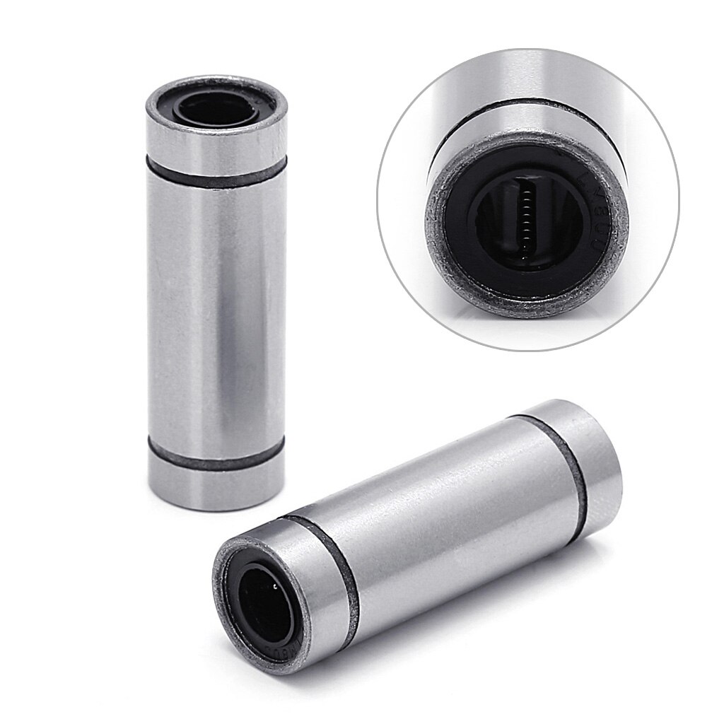 2x LM8LUU Lange Lineaire Beweging Kogellager Bush Bus CNC Onderdelen Voor 8mm Staaf