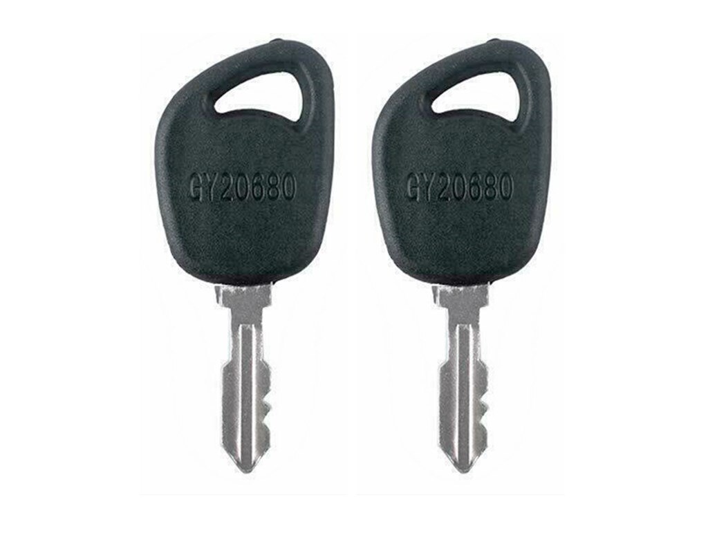 2pc gy20680 kub kadett tändningsnyckel för john deere  zt34 zt42 zt52 zt52x zt52xl