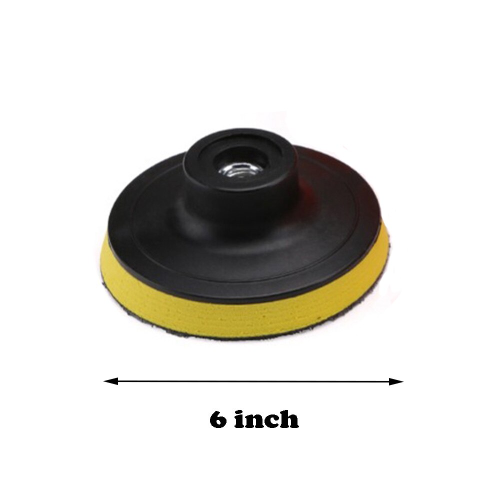 6 Inch Drill Adapter Wheel Pad Car Polishing Disc Buffing Polishing Pads M14 Wool For Glass Polishing Electric Drill Car Styling