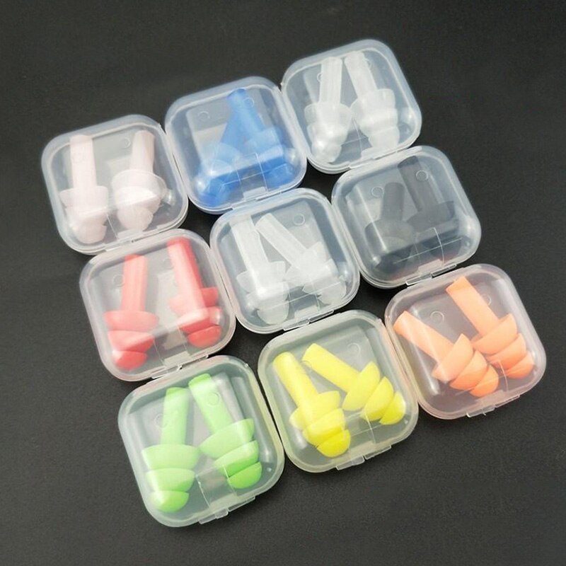 Soft Silicone Ear Plugs Sound Insulation Ear Protection Earplugs Anti Noise Snoring Sleeping Plugs For Travel Noise Reduction