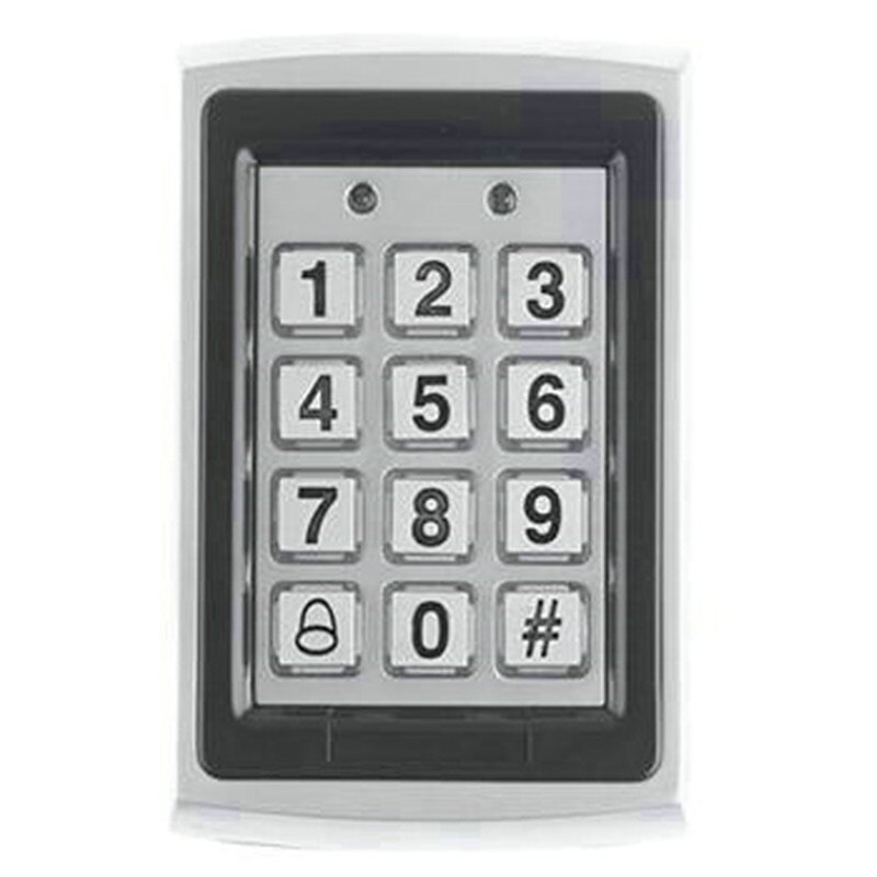 RFID Card Metal Case Keypad 125khz Proximity Card Entry Lock Door Access Control System Waterproof Wiegand Input