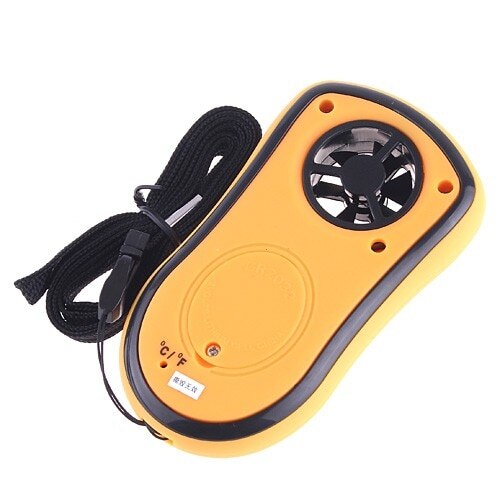 Digital Anemometer Mini Digital Anemometer with High Precision Pressure Sensor LED Wind Speed Measuring Instruments