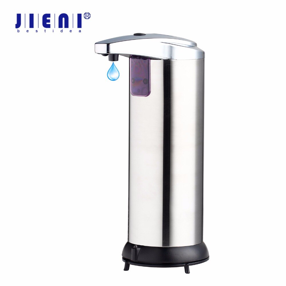 Dispensador automático de jabón JIENI de tacto libre, dispensador de desinfectante sin contacto con Sensor, dispensador de jabón para baño de cocina