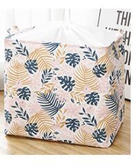 Fabric Folding Storage Basket Laundry Box Rectangle Tightable Organizer Clothes Underwear Toy Quilt Large: 3