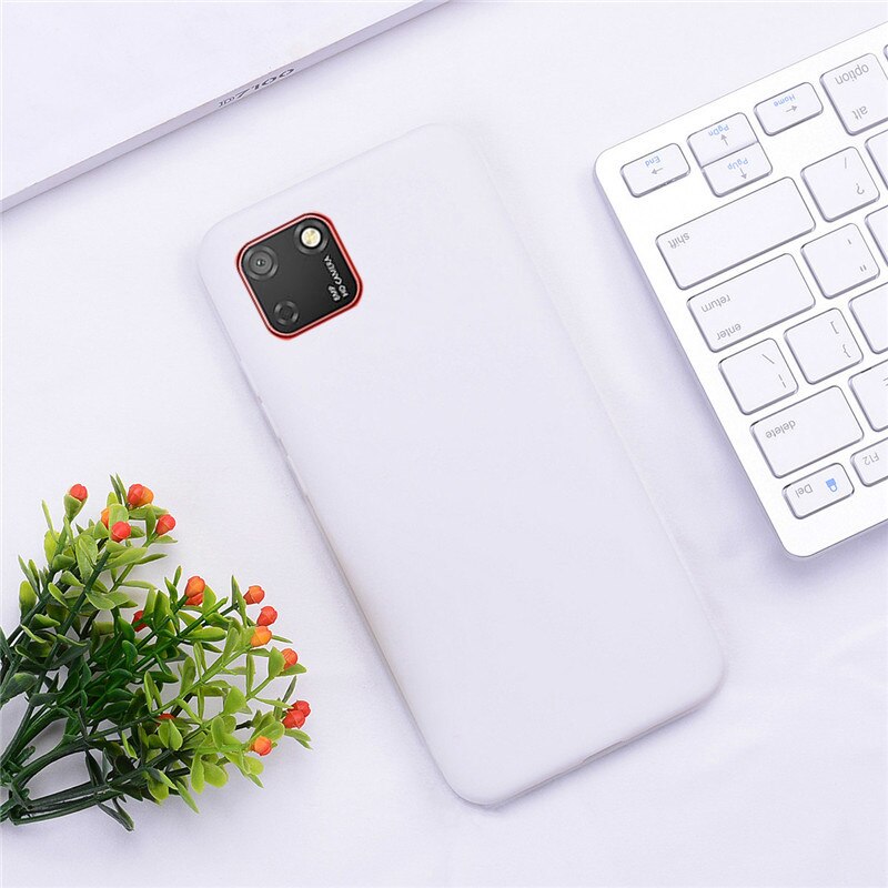 Soft Silicone Case For Huawei Y5p DRA-LX9 Case Silicone Back Cover Y5P Phone Case For Huawei Y5P 5.45 Cover Coque Fundas: 17 Coffee