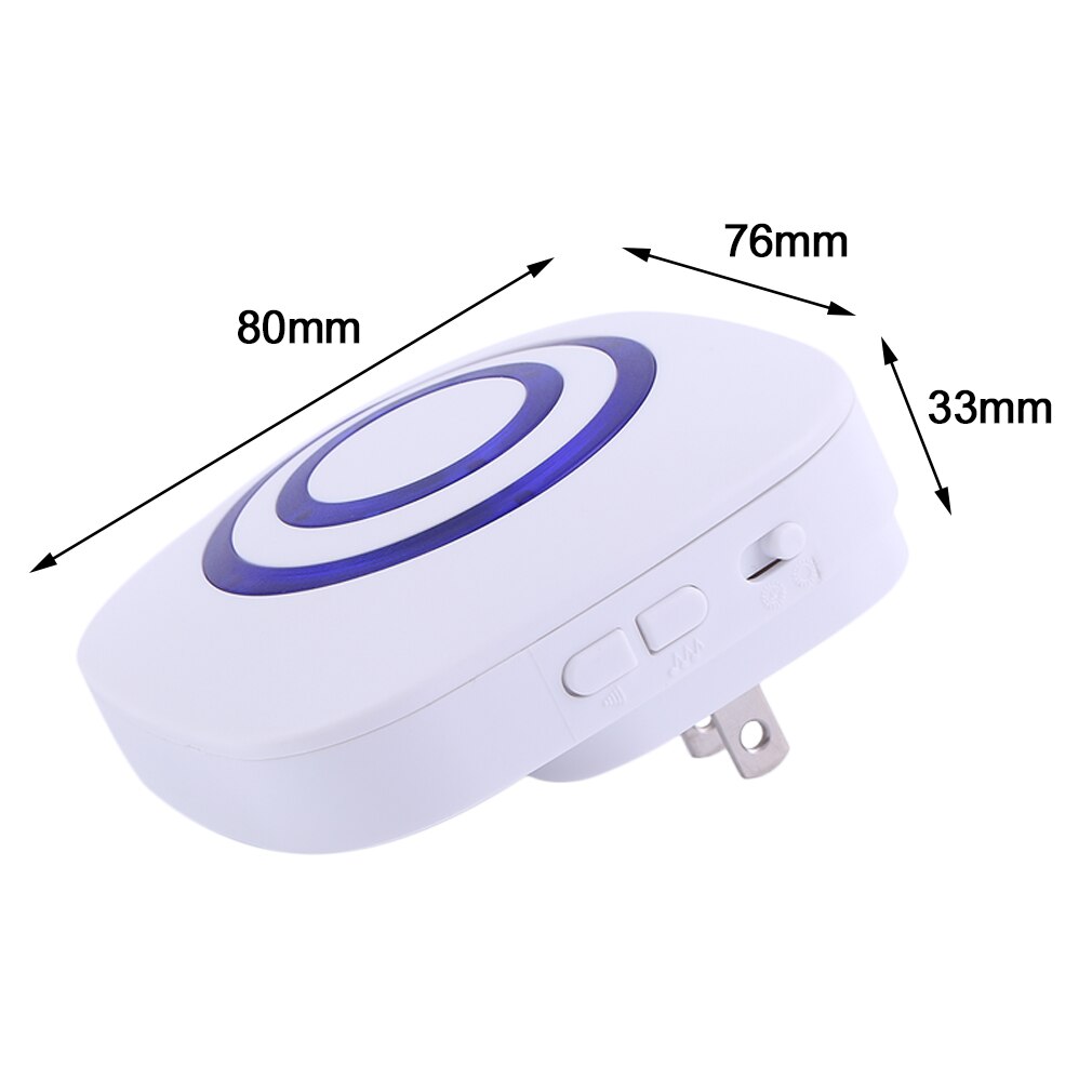 Wireless Digital Doorbell with PIR Sensor Infrared Induction Alarm Door Bell Household Security