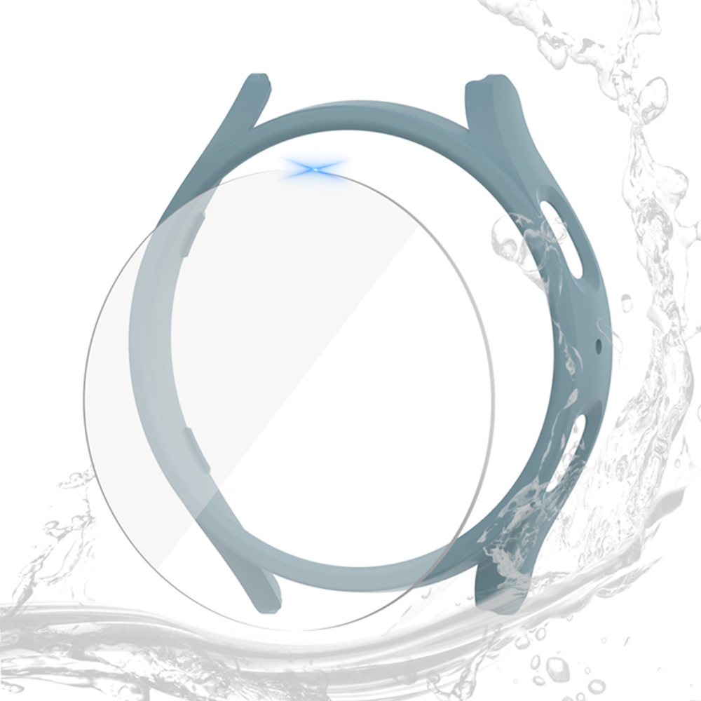Vidrio + funda para Samsung Galaxy Watch 6 40mm 44mm, cubierta mate para PC, carcasa protectora para Galaxy Watch 6 Classic 43mm 47mm