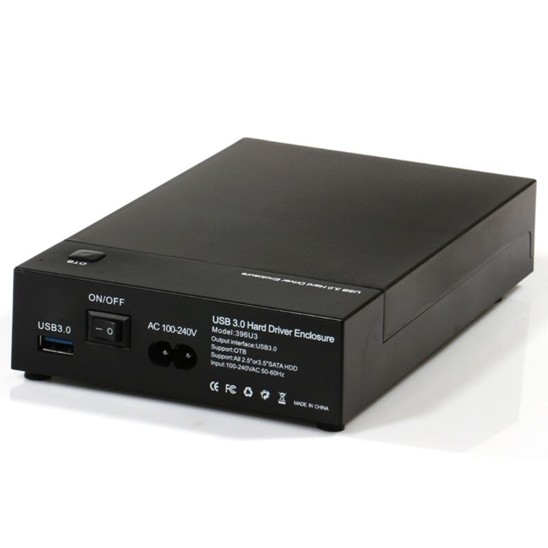 Eu/Au/Us/Uk Plug Hdd Behuizing USB3.0 Om SATA3.0 Dual Hoge Snelheid 2.5 "3.5" ssd Sata Harde Schijf Schijf Externe Behuizing Hd Box Portabl