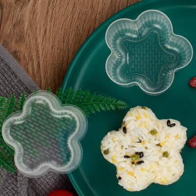 DIY Sushi Mold Onigiri Rice Ball Food Press Triangular Sushi Maker Mold Sushi Kit Japanese Kitchen Bento Accessories: A