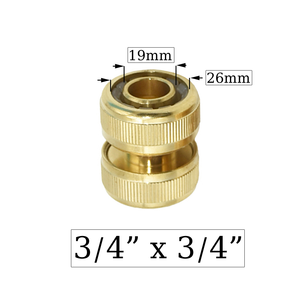 1/2 3/4 5/8 1" Thread Hose Quick Connector Brass Garden Watering Fittings Drip Irrigation Copper Hose Quick Coupler: army green