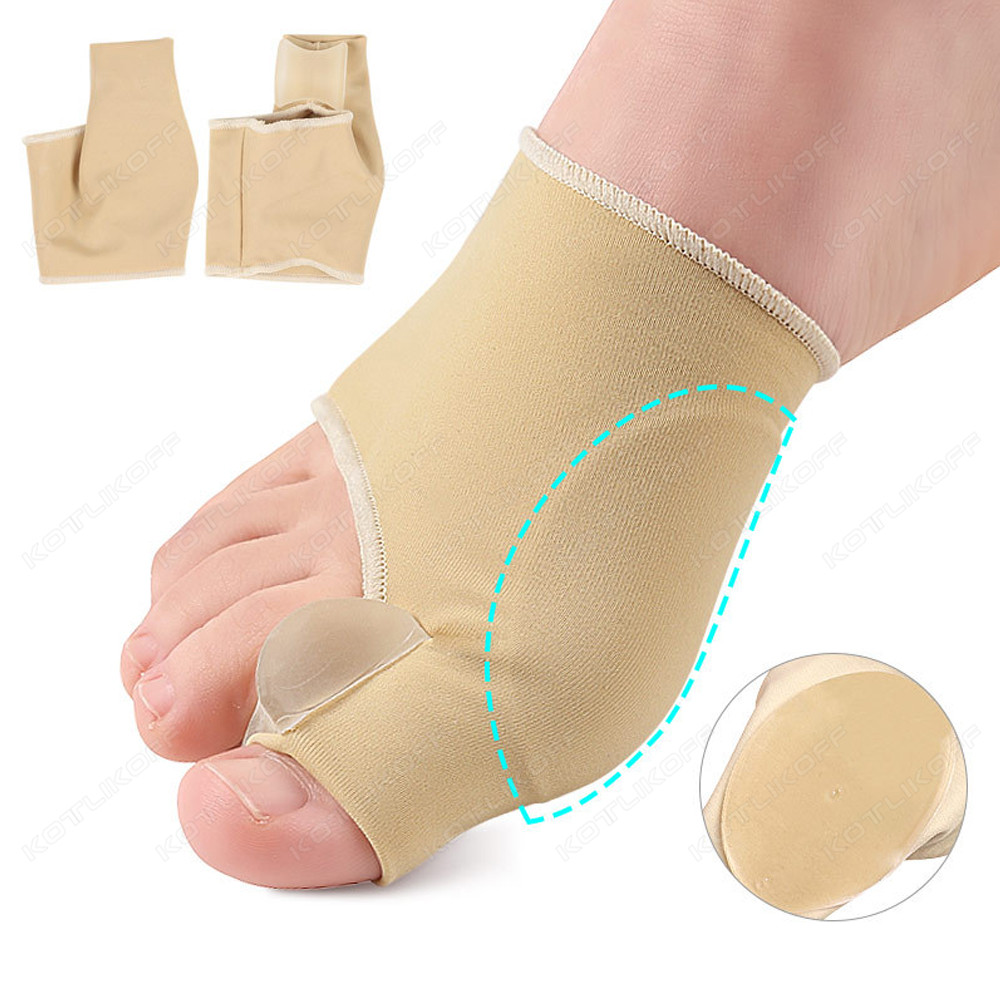 Toe Separator Vorfuß Pads Silikon Kissen Pad Schmerzen Relief Schuhe Einlegesohlen Finger Toe Hallux Valgus Corrector Gel Pads Fuß Pflege: YELLOW