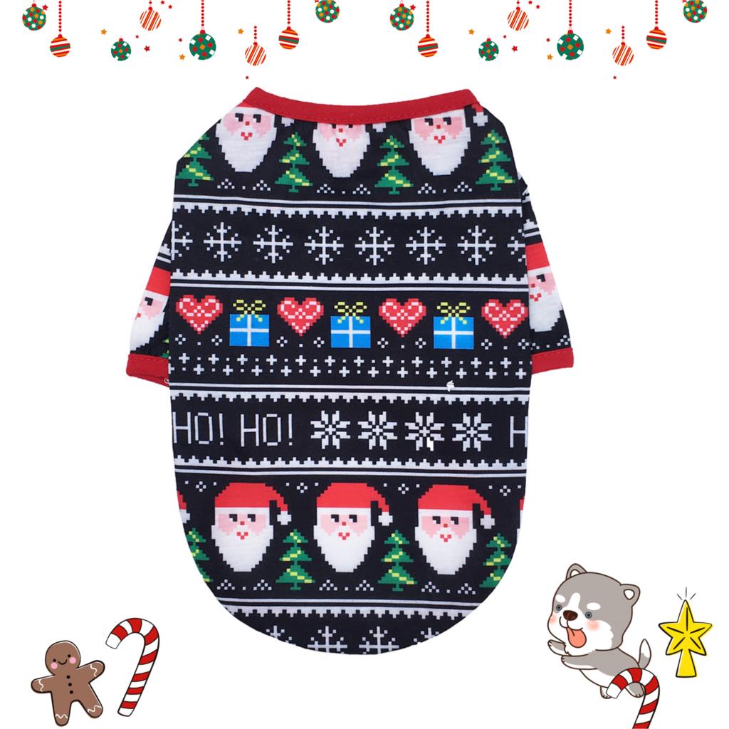 Vêtements pour chiens pas cher chiot gilet pour animaux de compagnie chemise noël chien vêtements pour chiens Costume dessin animé chat vêtements pour animaux de compagnie pour petits chiens: Santa Claus / XS