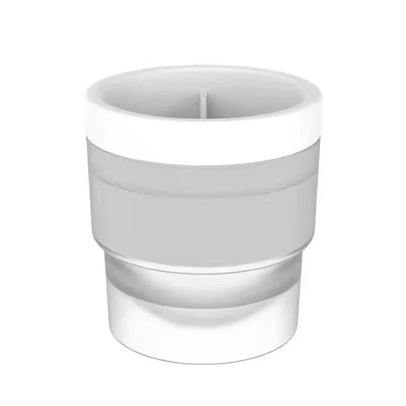 Machine à glaçons en Silicone, sphère de alimentaire, moule à glace empilable à fusion lente, boule de glace pour Cocktail, whisky, boisson, Bar à domicile: Rouge
