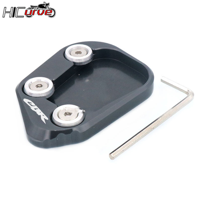 Motorfiets Stands Kickstand Zijstandaard Extension Pad Plaat Voor CBR250RR CBR250RR CBR250RR -2023: Army Green