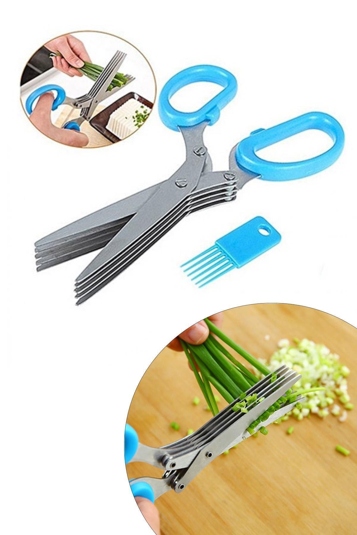 Multiple Chopping Shears Vegetable Cutting