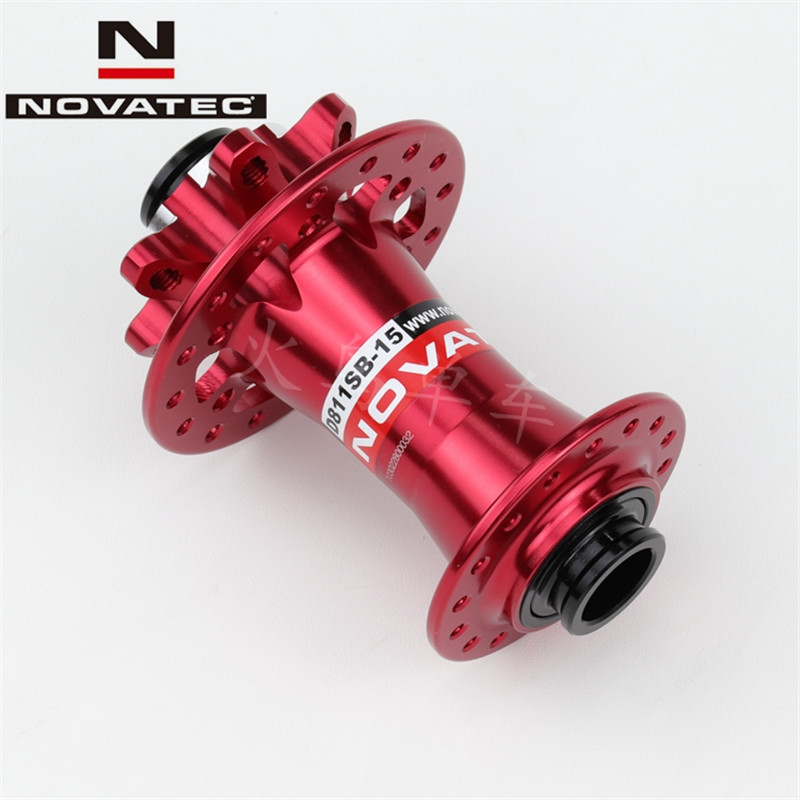 Novatec D811SB Mtb freno a disco 32H bicicletta in lega di alluminio anteriore perno passante 15mm mozzi DH mozzo Mountain Bike 100mm