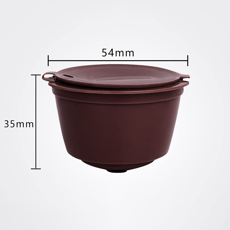 Filtro per caffè colorato riutilizzabile 6 pezzi per Capsule di caffè ricaricabili Dolce Gusto filtro per Capsule di caffè