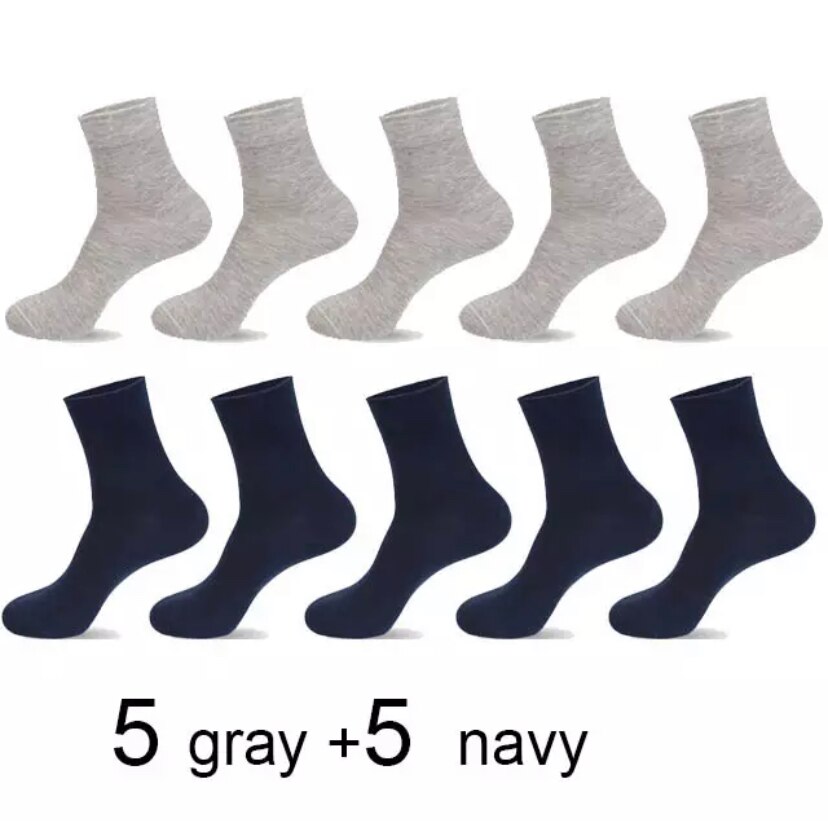 10 paar/männer Socken Polyester Baumwolle Mittelrohr Socken Sommer Dünne Einfarbig Atmungsaktive Geschäft herren Socken männer: dunkel rot