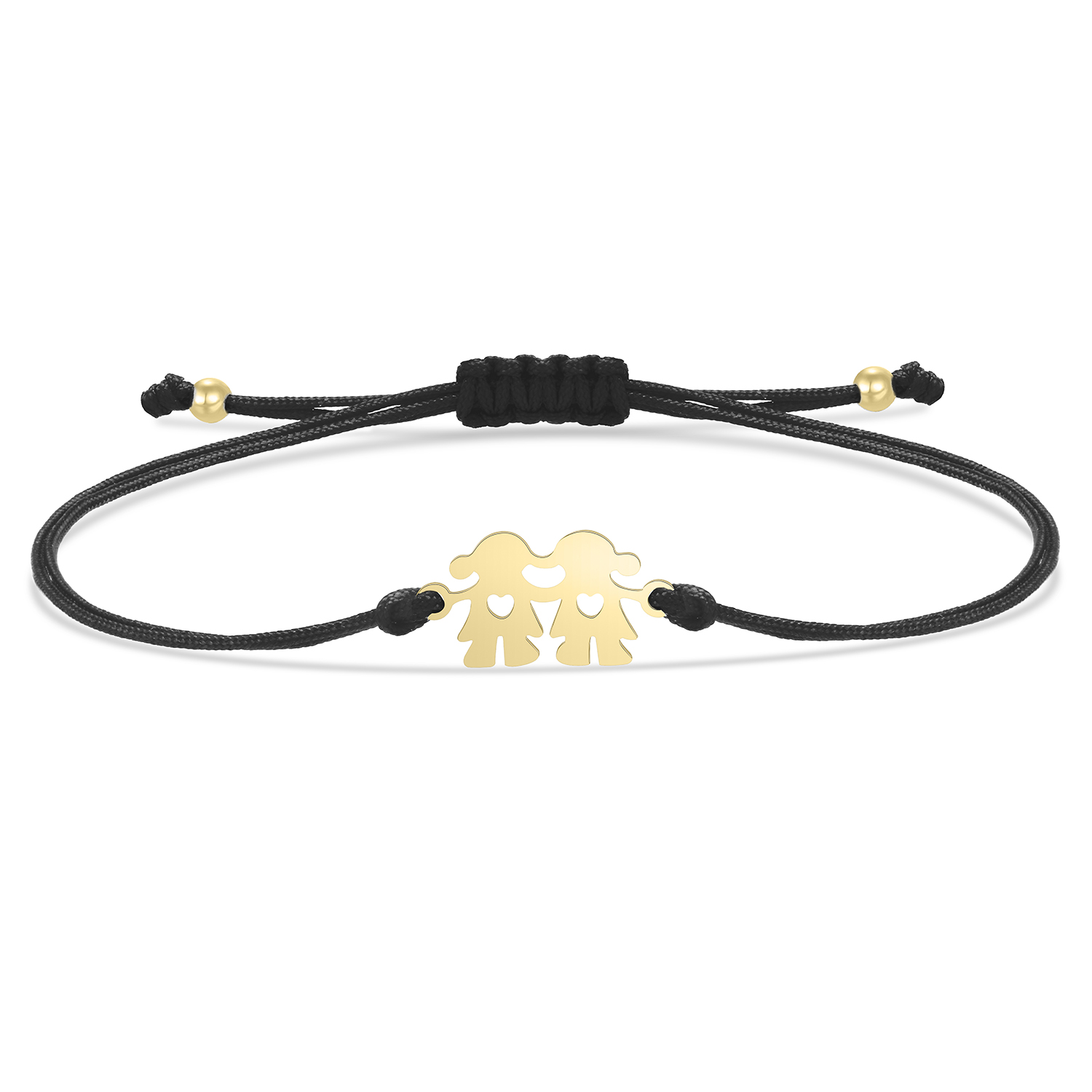 Vergulde Roestvrij Staal Delicate Gepolijst Twee Leuke Meisjes Bedelarmband Vrouwen Meisje Liefde Hart Vriendschap Sieraden: Kobalt Violet