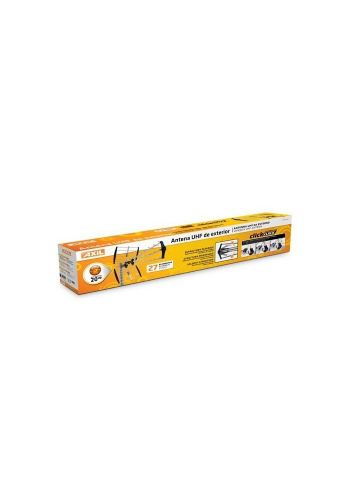 ANTENA EXTERIOR AN0546L UHF PLEGABLE - AXIL - FILTRO LTE