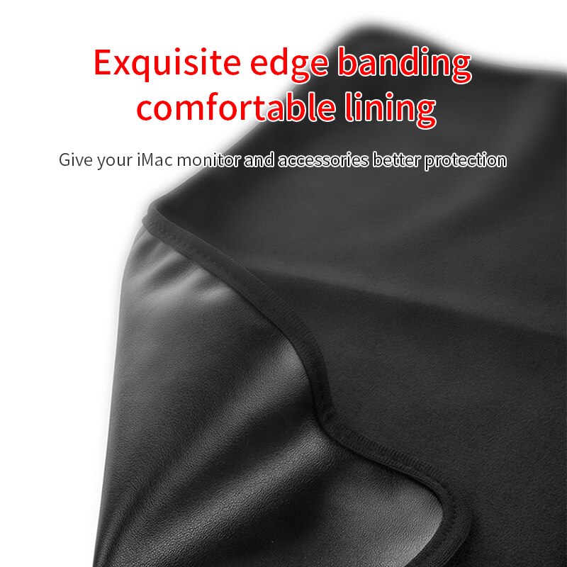 PU Leather Monitor Dust Cover for Apple iMac 24-inch Computer Protective Sleeve 24'' all-in-one PC Storage Organize