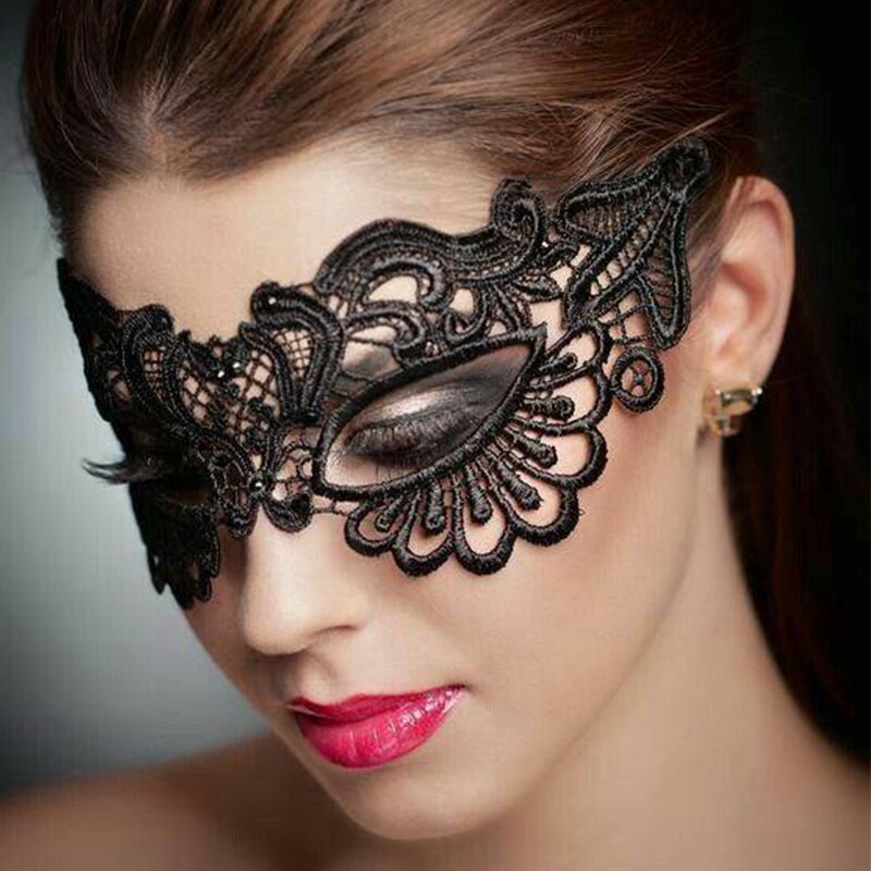 5 delar /parti halloween cosplay och fest spets ögonmask sexig lady cutout ögonmask för maskerad fest fancy dress costume: C80609