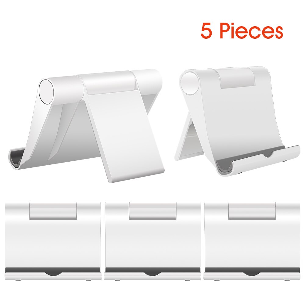 Universal Foldable Desk Phone Holder Mount Stand For Samsung S20 Plus Ultra Note 10 IPhone 13 Mobile Phone Tablet Desktop Holder: white5
