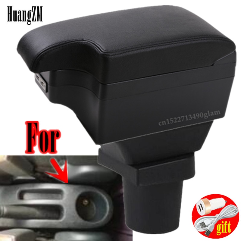 Voor toyota urban cruiser armsteun box universele auto middenconsole modificatie accessoires dubbel verhoogd met usb