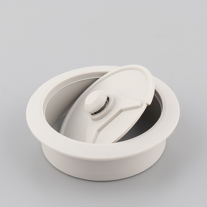 1PC Bureau Tafel Plastic Kabel Gat Cover 60/80mm PC Computer Bureau Ronde Draad Netjes Grommet kabel Organizer Kantoormeubilair