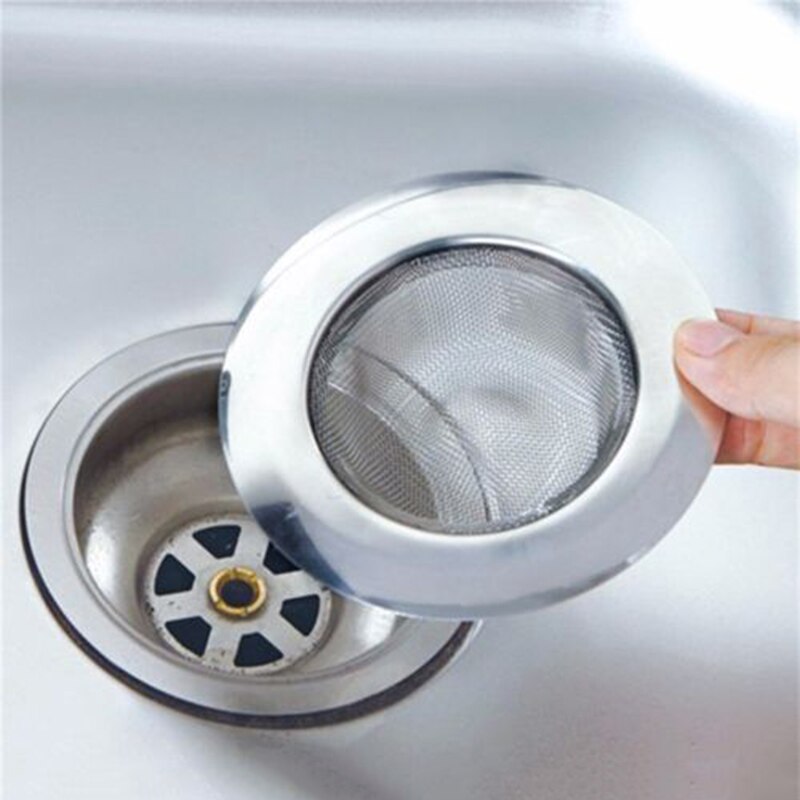 Gootsteen Zeef Badkamer Accessoires Haar Catcher 75Mm Ronde Rvs Drain Stopper Household Cleaning Tools
