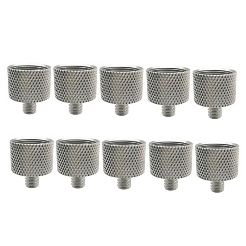 Mic Stand Adapter, Mic Screw Adapter Male to Female Threaded Mic Adapter, for Camera Monitor, Mic Stand: Default Title
