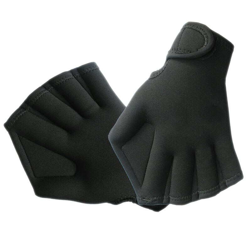 Gants palmés pour natation sphère de 2MM, 1 paire, dispositif sans doigts, outil de natation