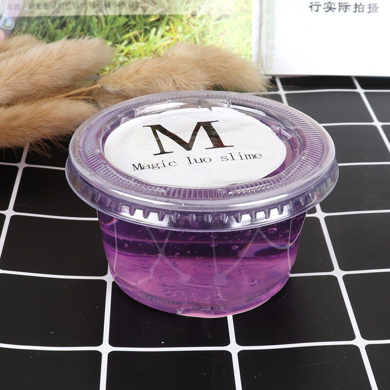 110ml pâte à modeler moelleux Slime polymère argile Super léger doux coton breloques pour Slime Kit Antistress jouets: VIOLET