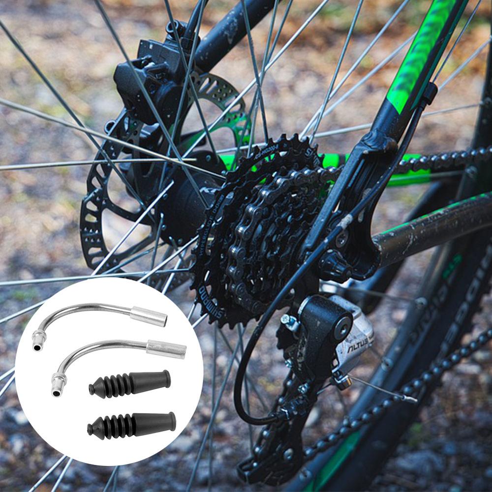 6 pièces vélo en forme de V surface de frein câble guide fil tube de pliage en plastique botte manchon de protection tuyau VTT pièces de route