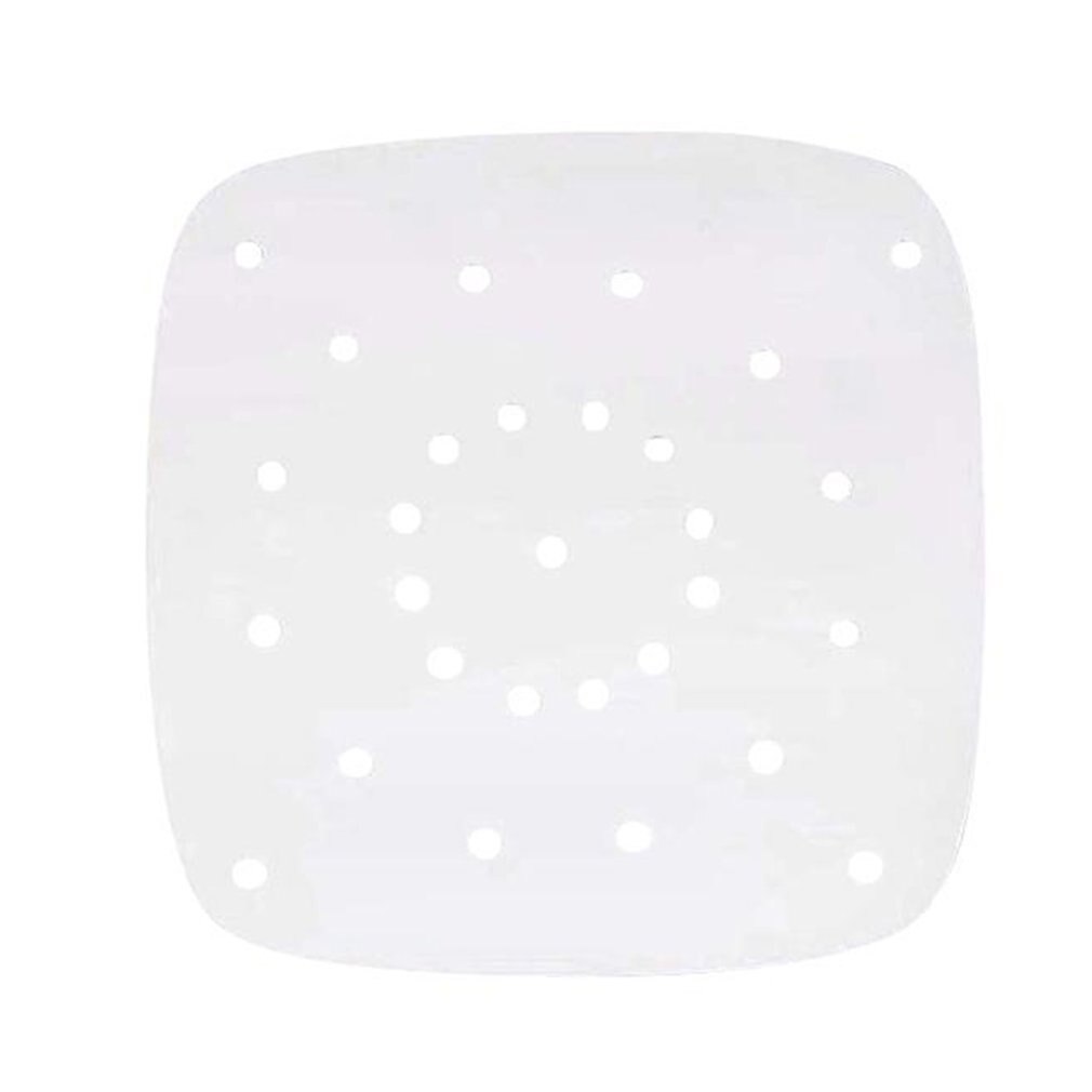 Olie Absorptie Papier Siliconen Olie Papier Keuken Steamer Papier Lucht Friteuse Pad Papier Bakken Olie Papier Oven Papier: 7 inch Square