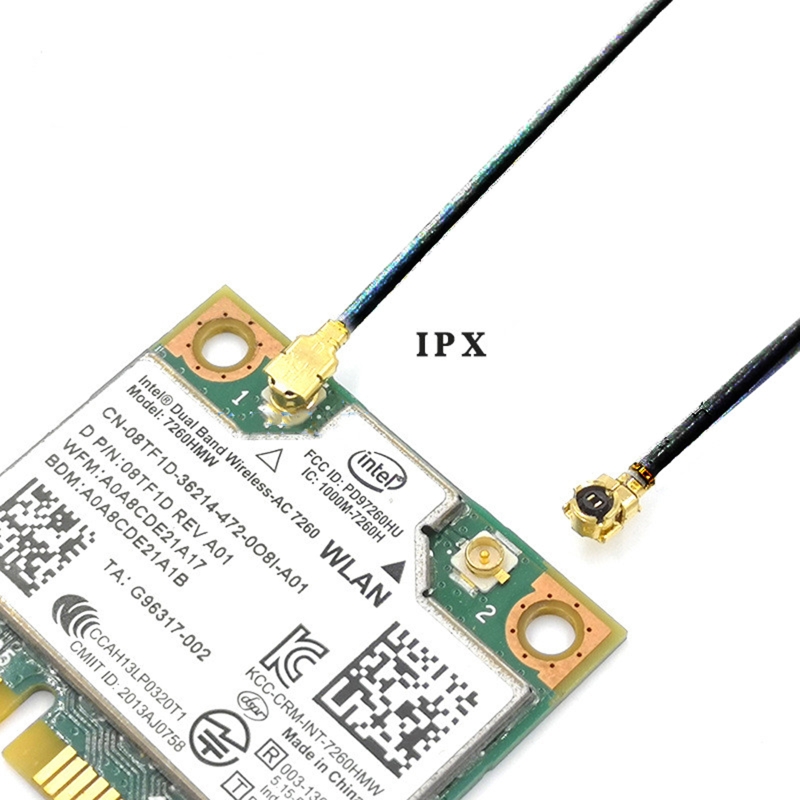 2pcs Mini PCIE Wifi Internal Antenna Laptop Wifi BT Film Antenna For Wireless Card Tablet Adapter Antenna QXNF