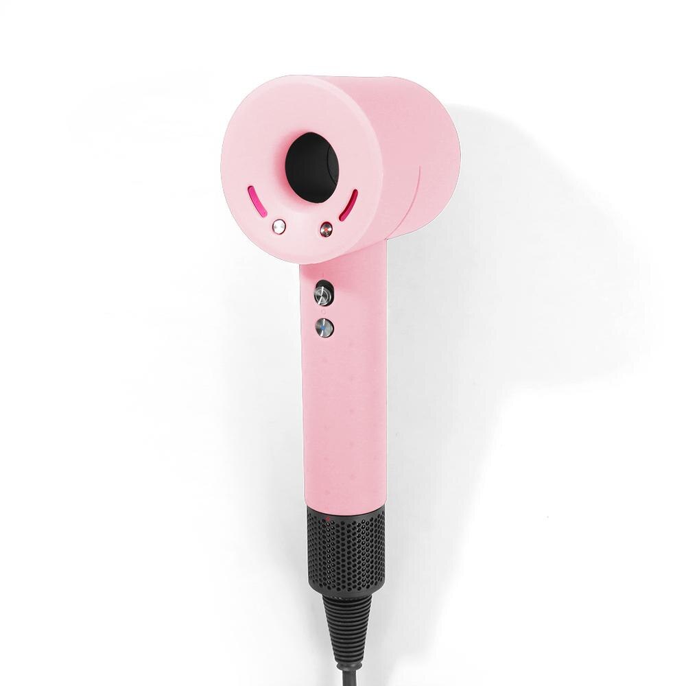 Liboer dyson haartrockner-tasche, große aufbewahrungstasche mit griff für dyson haartrockner, tragbare tragetasche, staubdichter organizer: Rosa  gj70