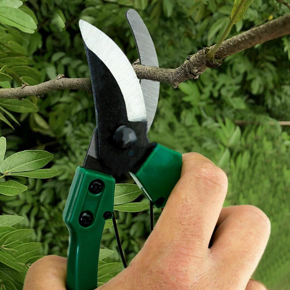 Gartenschere Starke Kohlenstoff Garten Hand Pruner Elektroschere Cutter Pflanzen Werkzeug Zweig Scheren Obst Zweig Schere