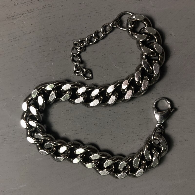 Edelstahl Armbinde Kette Männer und Frauen Metall Titan modisch Cn (Herkunft) Liebhaber &quot;Saimico