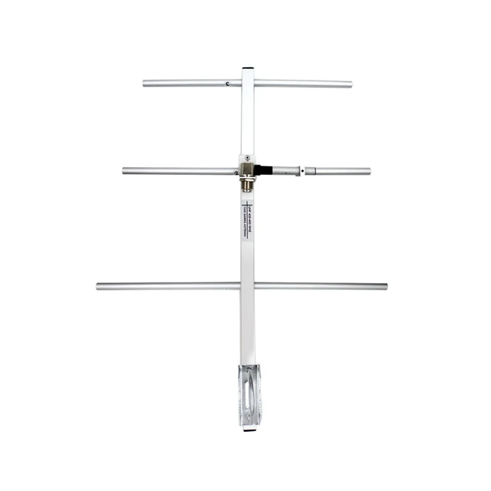 YAGI Gamma Antenna 5 / 3 Elements UHF 70cm 430-450Mhz Amateur Tunable SO239 Mobile Radio Repeater Base Station Foldable Antennas