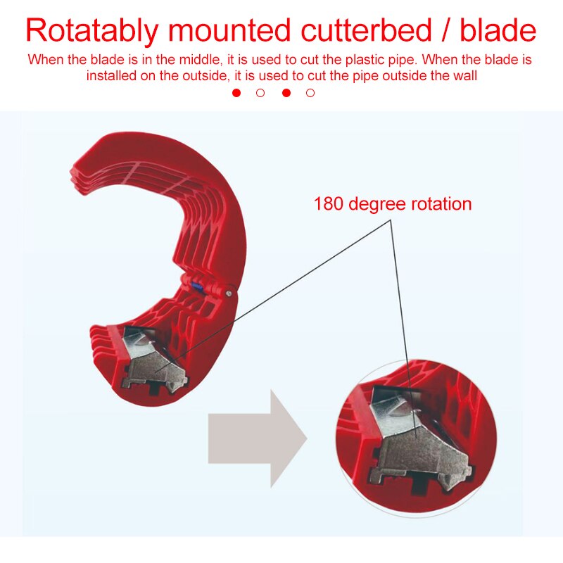 Universal Pipe Cutter Plastic 20-50mm Pipe Hose Cutter Scissor PVC/PU/PP/PE Tube Water Pipe Wire and Flat Cable Cutting Tool