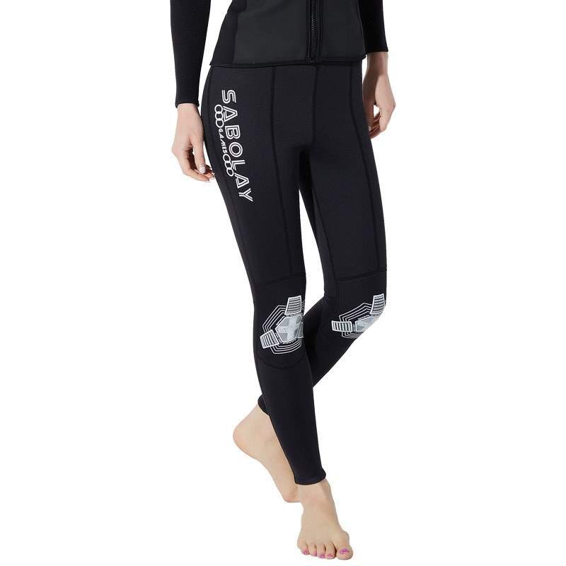 2mm neopreen Ritssluiting Surfen Zwemmen Duikpak Neopreen Rash Guard Snorkelen Spearfishing Water Sport Lange Mouwen Wetsuit: Woman Bottom / XXL