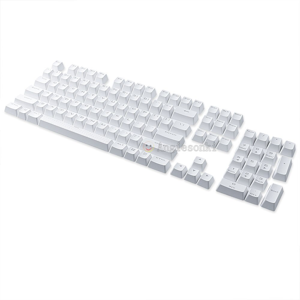 Suitable for Corsair Strafe RGB mk.2 K70 K68 K63 K65 K95 K90 keyboard keycaps, 104 full-key PTB keycaps