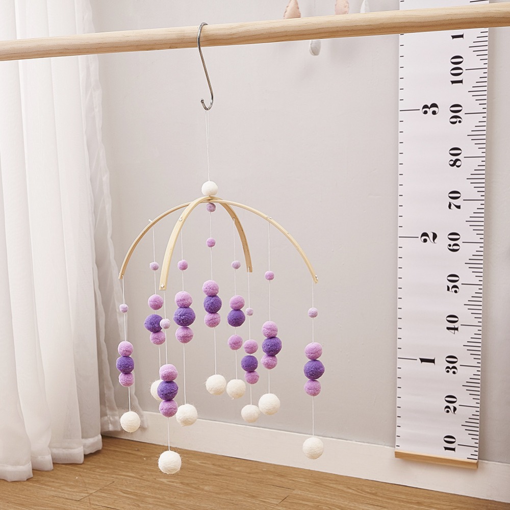 50cm * 30cm DIY Macaron Kleur Haar Bal Decor Banner Babykamer Decoratie Beddengoed Bumpers Kids Party Ballen kids Girls Room Decor