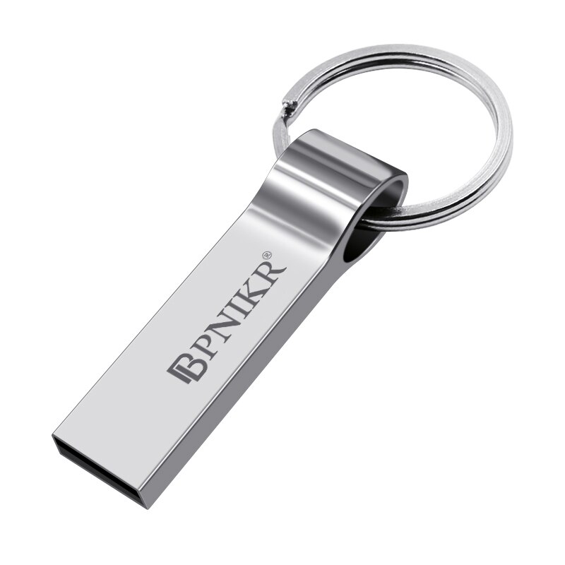 USB-Stick 128GB 64GB 32GB 16GB 8GB 4GB Memory Stick metall Stift: 64GB / Silber